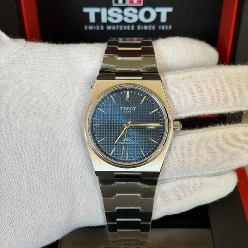 Tissot Prx Powermatic 80 Blue men's watch new