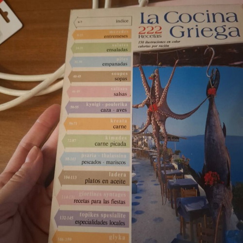 La Cocina Griega Cookbook new, Greek recipes in Spanish