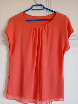 A-Style summer blouse like new, orange, size M