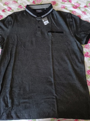 Primark μπλούζα πόλο XL γκρι καινούργιο