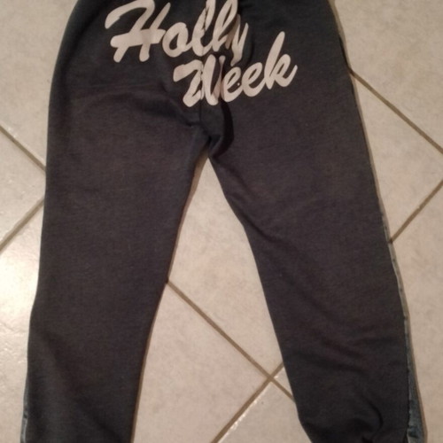 Boys' jeans-sweatpants hybrid used, size 122-128, blue