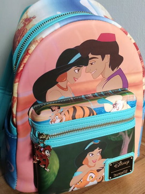 Aladdin Loungefly backpack new, multicolored shoulder bag