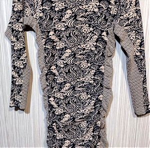 Zara πλεκτό φόρεμα medium