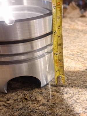 Piston ashtray new
