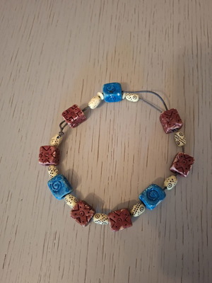 Beads used with carving