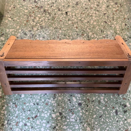 Wooden wall coat rack vintage like new