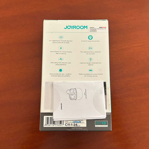 Joyroom Funpods FB1 Bluetooth Earbuds new with charging case