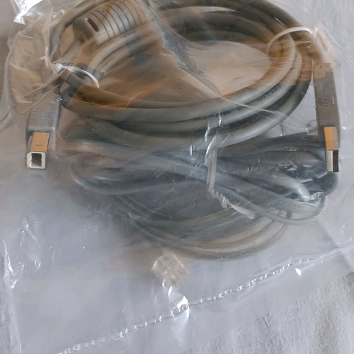 Ethernet network cable new with RJ45 connectors gray