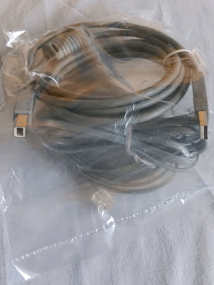 Ethernet network cable new with RJ45 connectors gray
