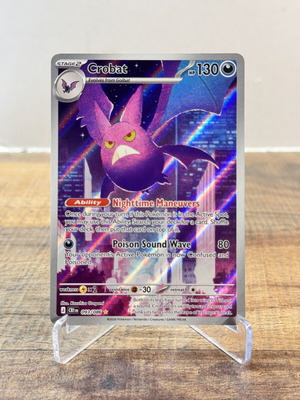 Pokemon Crobat 093/086 Chaos Rising Illustration Rare NM card