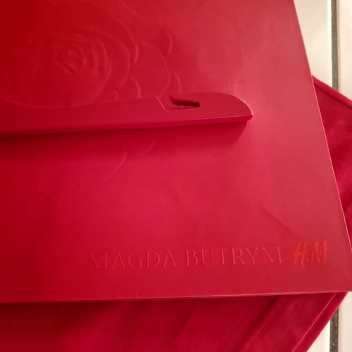 Magda Butrym for HM T-shirt like new, red, one size