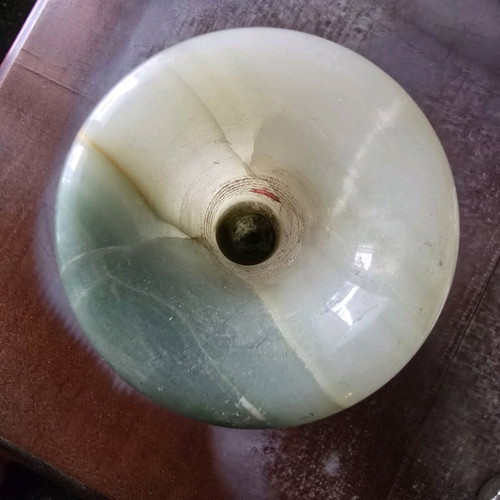Marble vase like new, height 15 cm