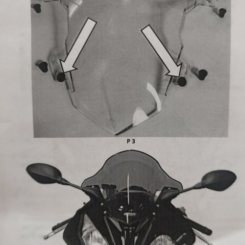 MRA tinted windscreen for BMW S1000RR 2015 new