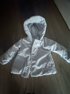 Baby jacket size 3 months 60 cm light gray like new