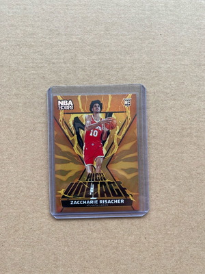 Panini Hoops Zaccharie Risacher Highvoltage Holo like new