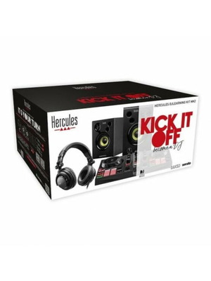 Hercules DJ kit like new with console, speakers and headphones