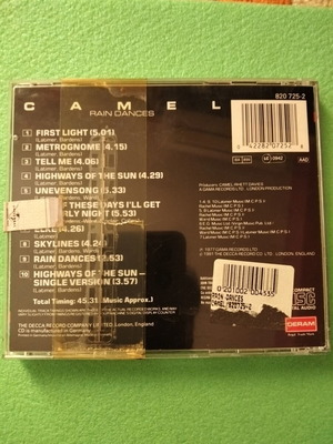 Camel Rain Dances CD new, sealed