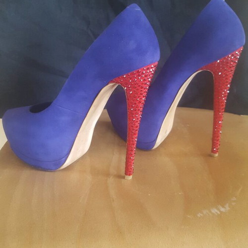 Giuseppe Zanotti heels size 37.5 like new, blue