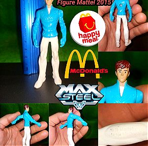 Max steel Figure McDonald's Happy Meal Mattel 2015 present gift Φιγούρα Μακ Ντόναλντς Συλλεκτική