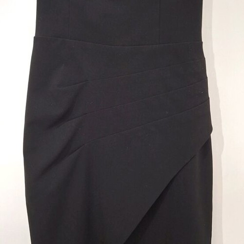 Strapless dress black like new, size Medium