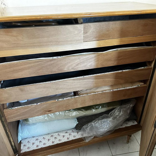 Antique chest of drawers used