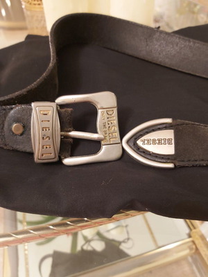 Diezel belt genuine leather used, length 126 cm