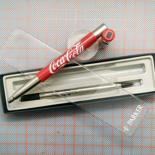 Parker Vector Rollerball pen new with Coca-Cola advertising