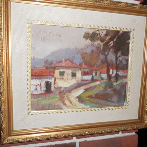 To Chorio oil painting on canvas like new, 32x36 cm