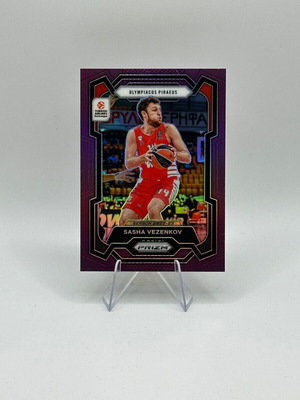 2023-24 Euroleague Prizm Sasha Vezenkov Purple card new