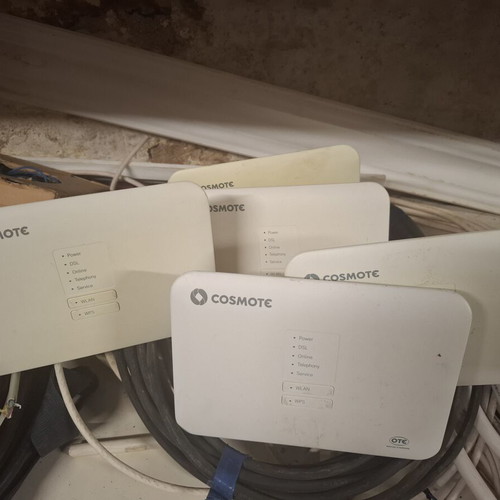 OTE Cosmote Speedport router modem used, ISDN and PSTN