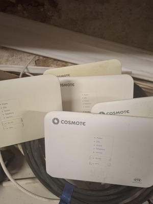 OTE Cosmote Speedport router modem used, ISDN and PSTN