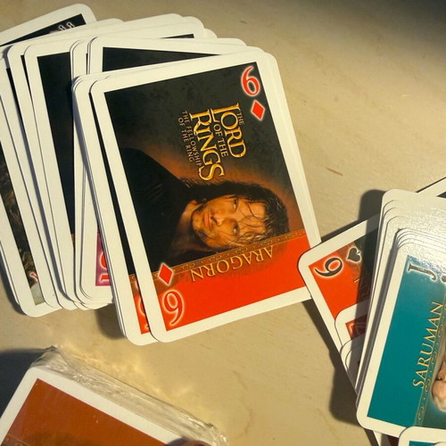 Lord of the Rings playing cards like new