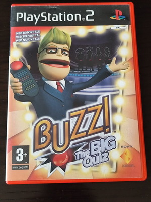 Buzz! The Big Quiz PS2 game used, Scandinavian edition