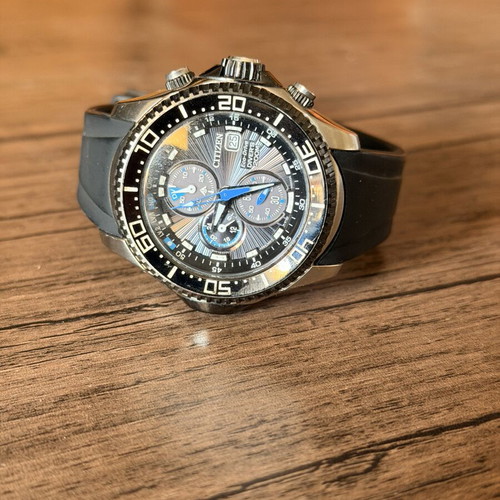 Citizen Promaster Aqualand Eco-Drive BJ2111-08E full set like new with bottle and bracelet