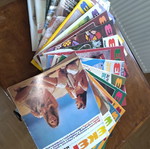 Ekeini magazine used, set of 18 issues 1977-1988