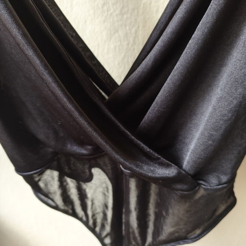 Pull & Bear black crossover bodysuit like new, size M