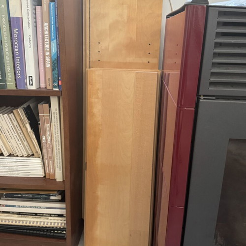 IKEA Billy bookcase used, blonde oak finish