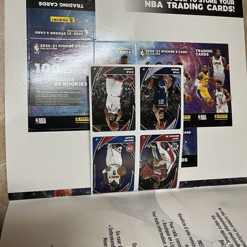 Panini NBA 2020-2021 Sticker and Card Album new