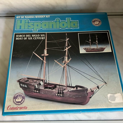 Wooden boat kit for static modeling new