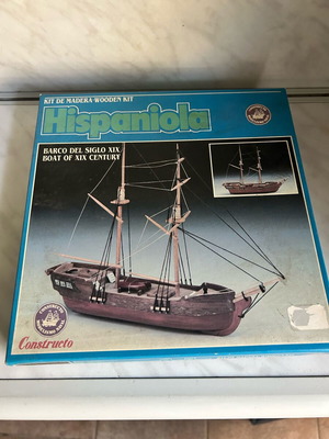 Wooden boat kit for static modeling new