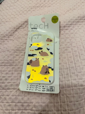 Capybara iPhone 15 case new with packaging damage