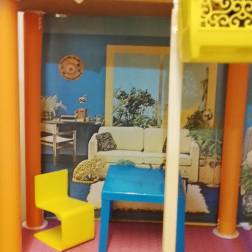 Barbie Home Vintage 1980 Used, Collectors' Dollhouse with Furniture