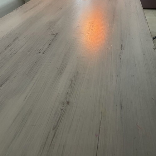 Desk with 3 drawers, solid wood, 152x74x64 cm