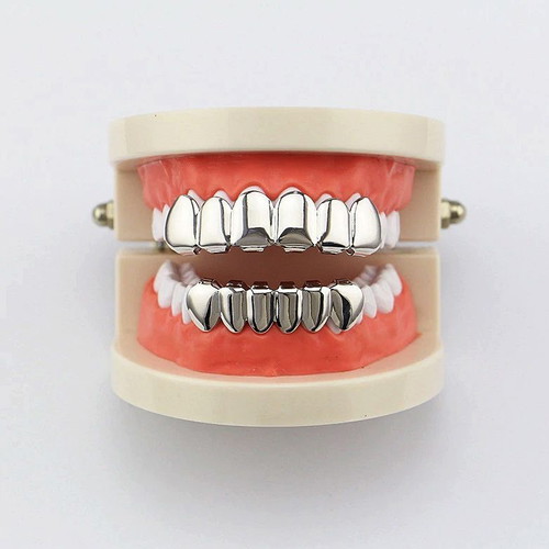 Grillz Silver Complete Set New
