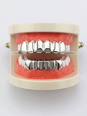 Grillz Silver Complete Set New