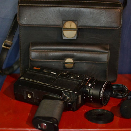 Super 8 Eumig Makro Sound camera used with sound and Makro Zoom lens