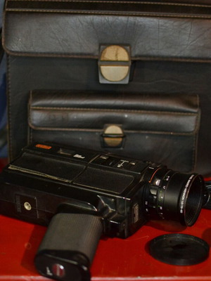 Super 8 Eumig Makro Sound camera used with sound and Makro Zoom lens