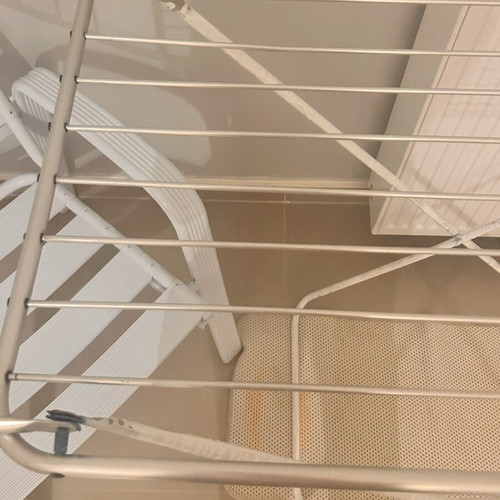 Drying rack used with white paint on legs