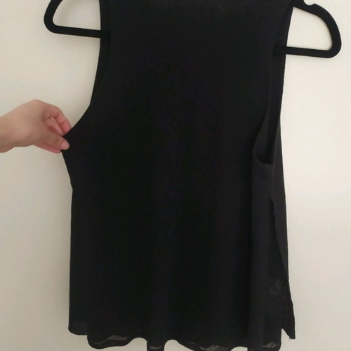 Mango blouse No M like new, black
