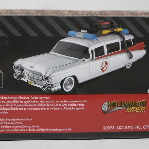 Voiture Miniature JADA Toys Cadillac Ecto-1 Ghostbusters 1959 - Échelle 1/32